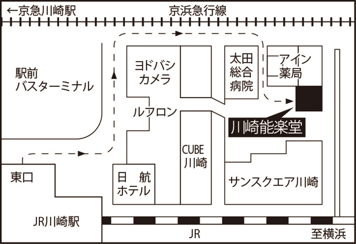 能楽堂案内図