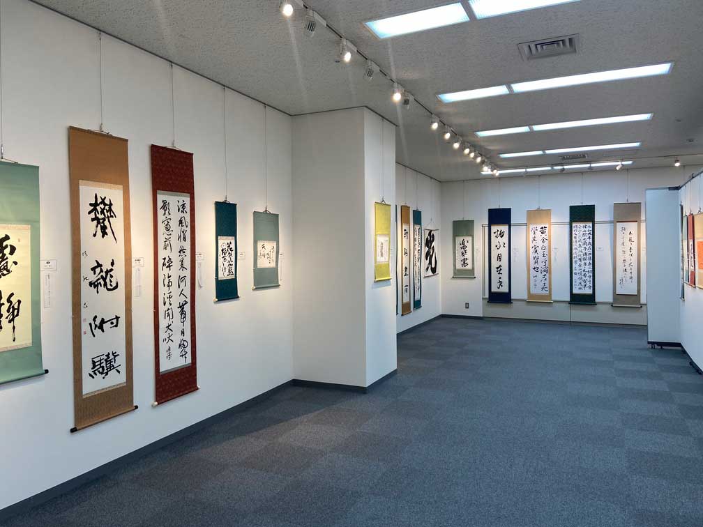 書道の展示風景2