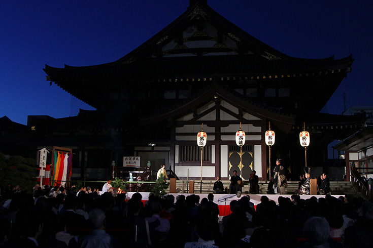 平成28年度川崎大師薪能 上演風景 能「小鍛冶」山階彌右衛門